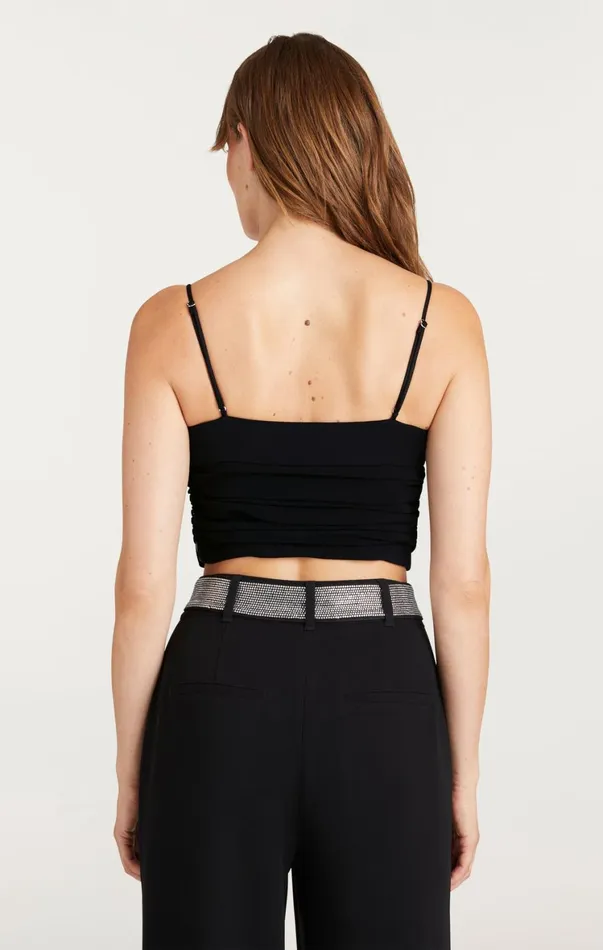 Women Tank Tops and Camisoles Cinq Sept Elizabeth Top Black
