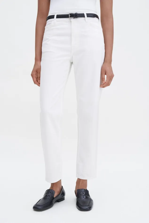 Women Tapered Jeans Ecru Wash Filippa K Jeans