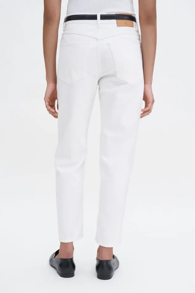 Women Tapered Jeans Ecru Wash Filippa K Jeans
