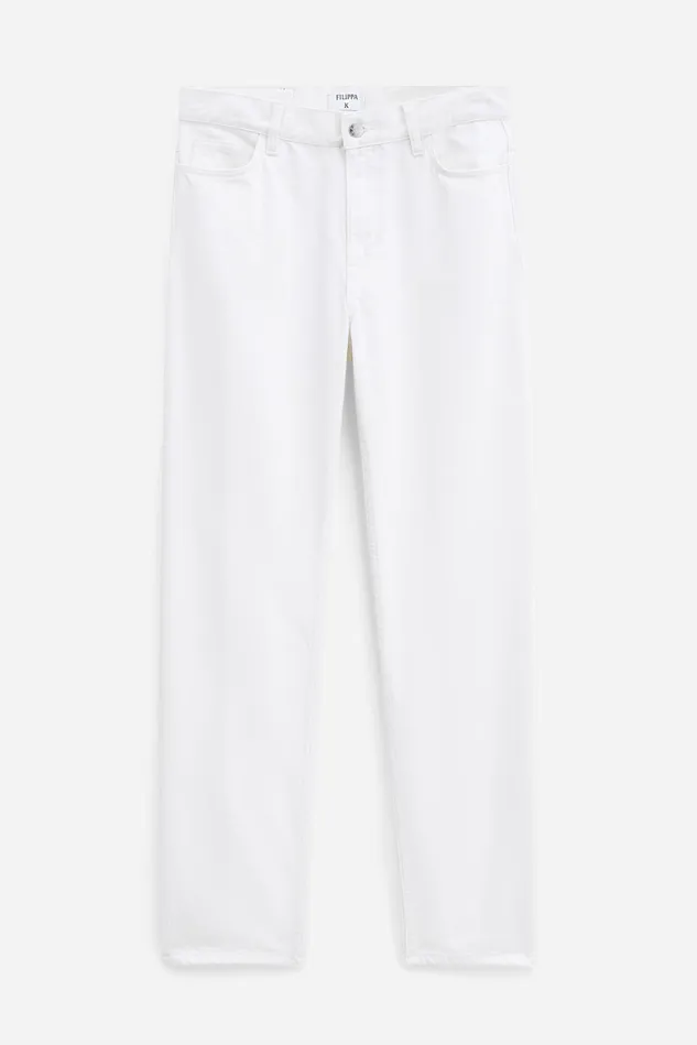 Women Tapered Jeans Ecru Wash Filippa K Jeans