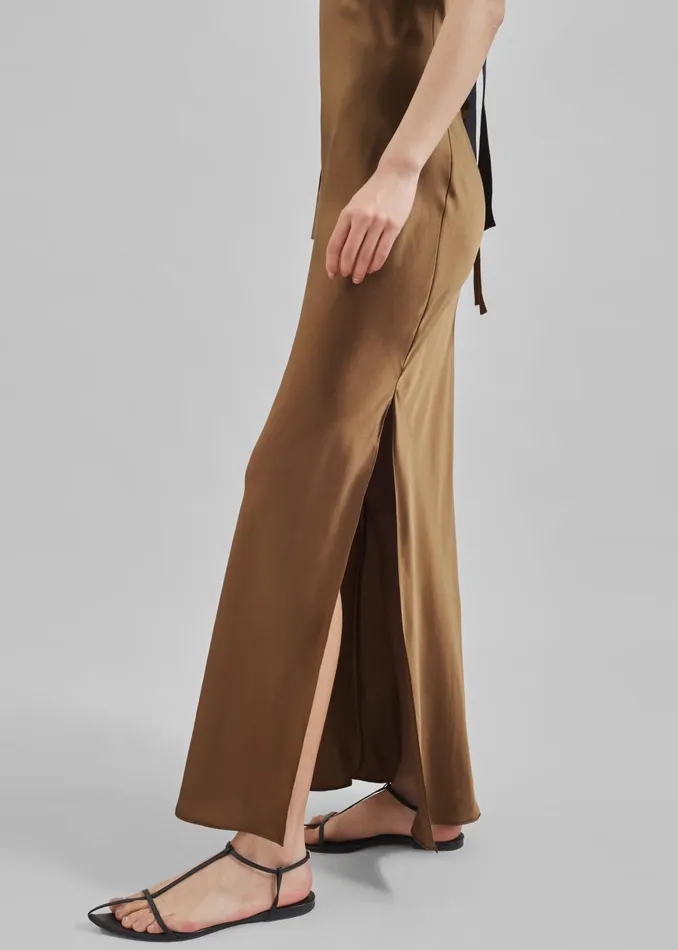 Women The Garment Catania String Maxi Dress 8211 Olive The Frankie Shop Dresses