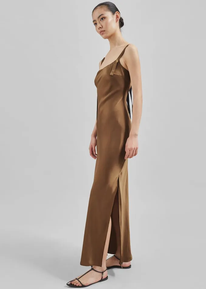 Women The Garment Catania String Maxi Dress 8211 Olive The Frankie Shop Dresses