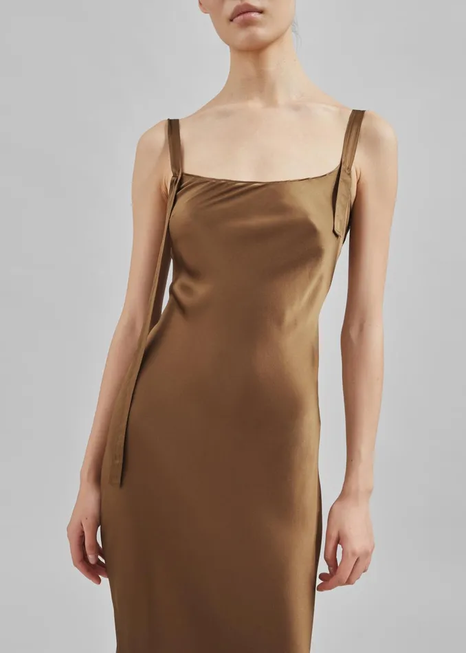 Women The Garment Catania String Maxi Dress 8211 Olive The Frankie Shop Dresses