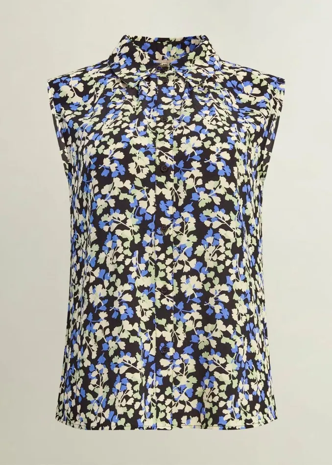 Women Tops Hobbs Ariela Top Navy Multi
