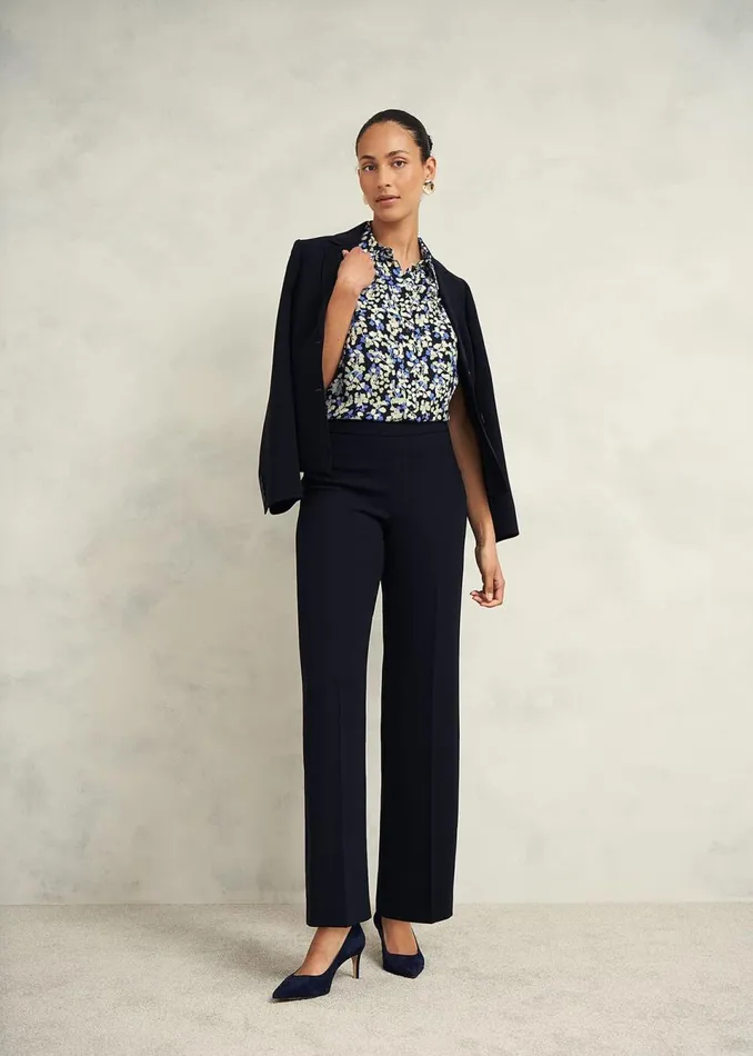 Women Tops Hobbs Ariela Top Navy Multi