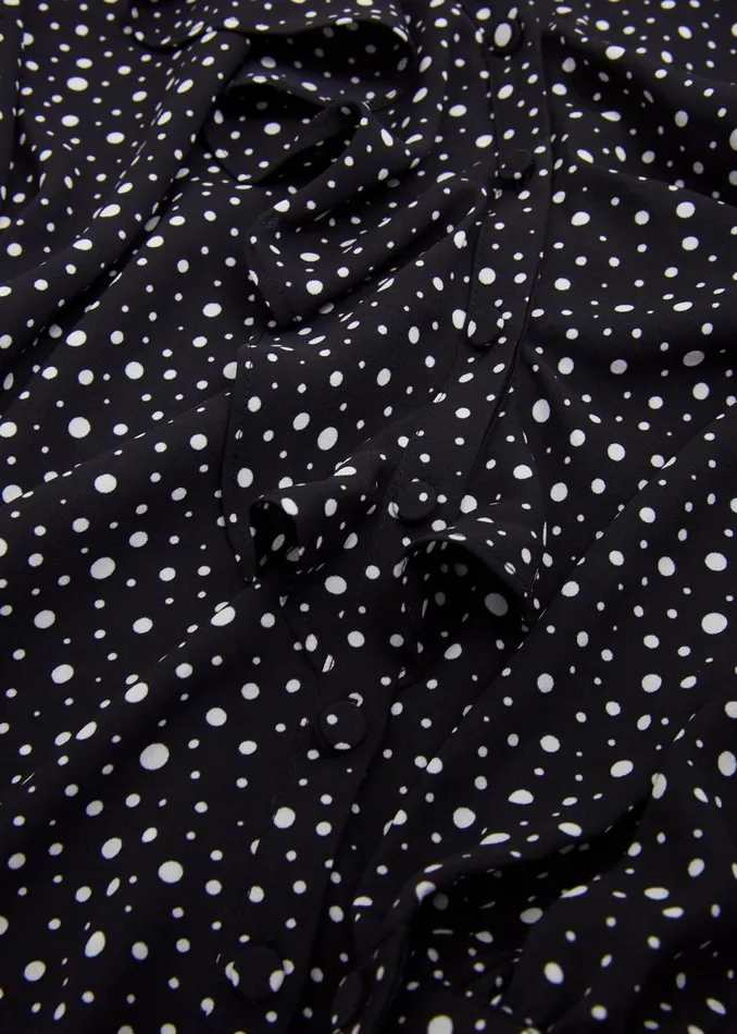Women Tops Hobbs May Blouse Black Ivory