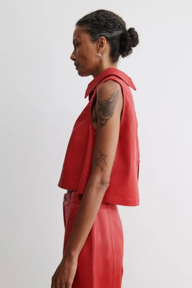Women Tops Rachel Comey Wray Top Red Women Tops Rachel Comey Wray Top Red