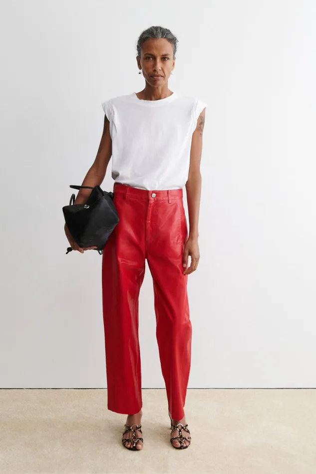Women Tops Rachel Comey Wray Top Red Women Tops Rachel Comey Wray Top Red