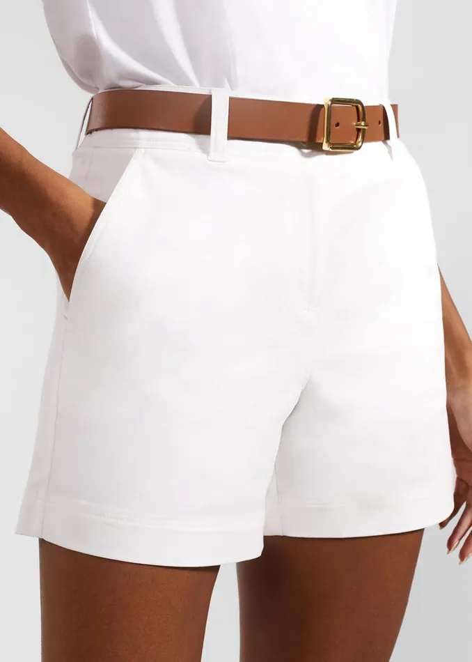 Women Trousers Hobbs Carla Shorts White