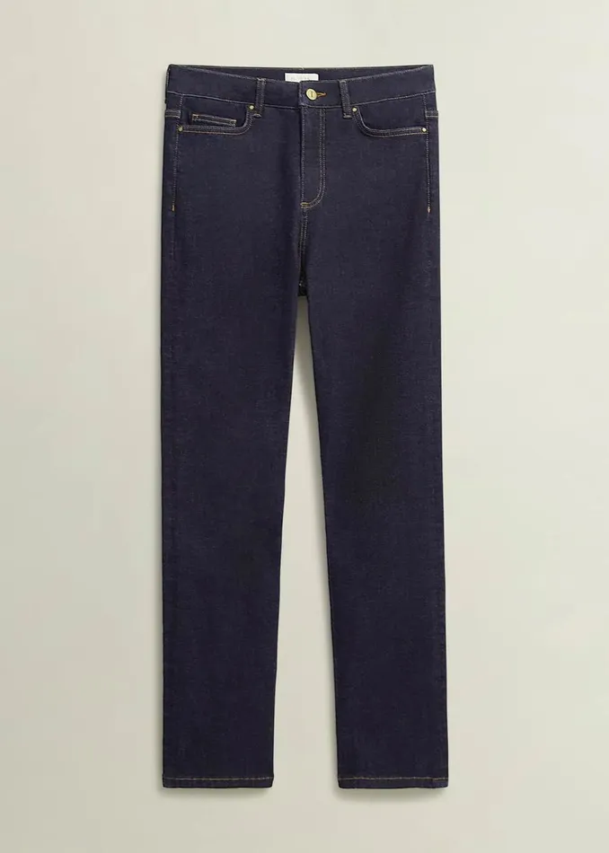 Women Trousers Hobbs Macy Slim Leg Jeans Indigo