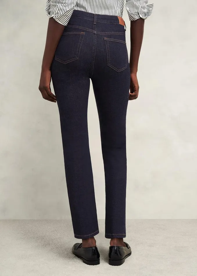Women Trousers Hobbs Macy Slim Leg Jeans Indigo