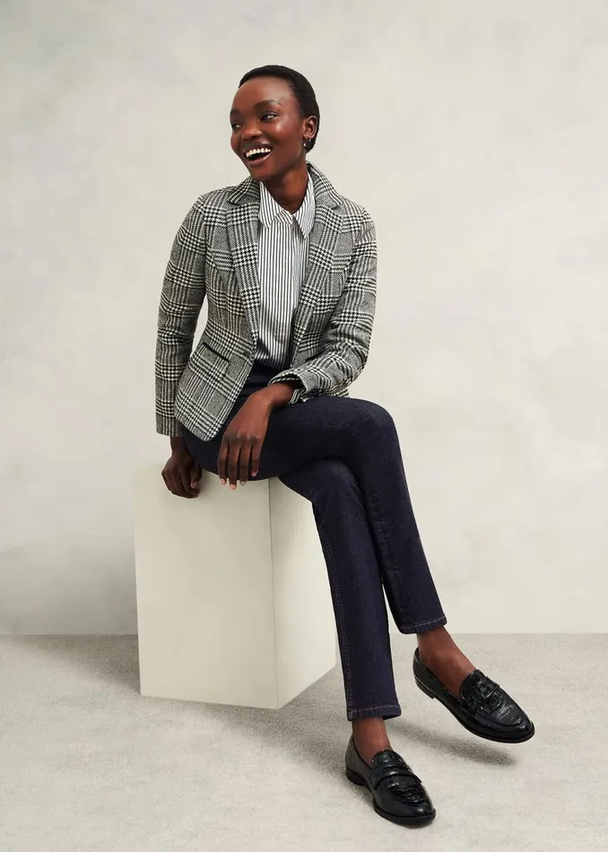 Women Trousers Hobbs Macy Slim Leg Jeans Indigo