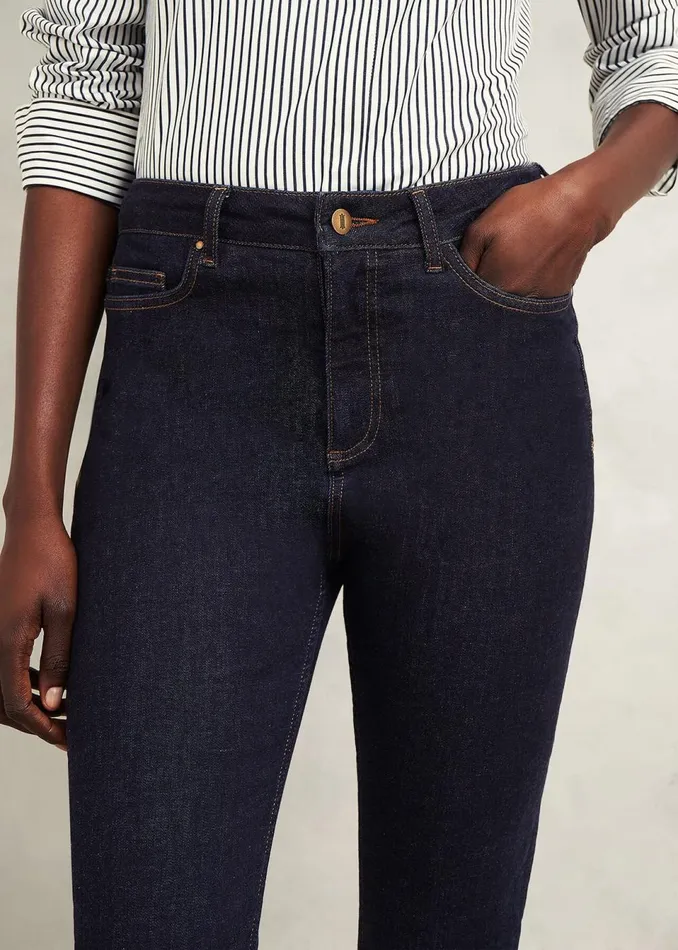 Women Trousers Hobbs Macy Slim Leg Jeans Indigo