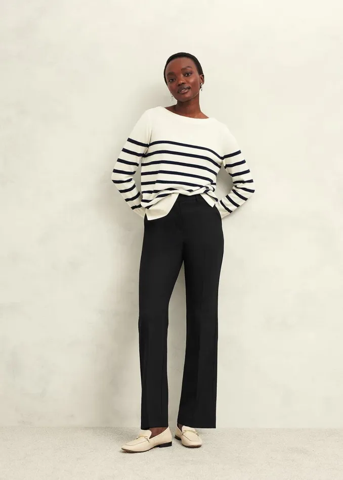 Women Trousers Hobbs Petite Gerrie Trousers Black