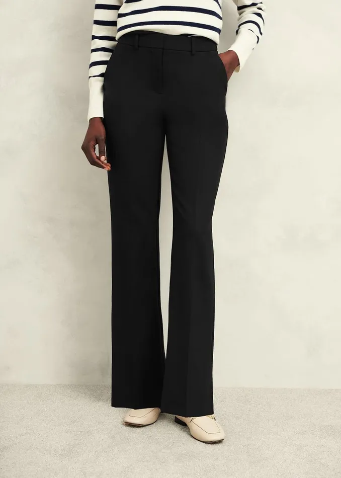 Women Trousers Hobbs Petite Gerrie Trousers Black