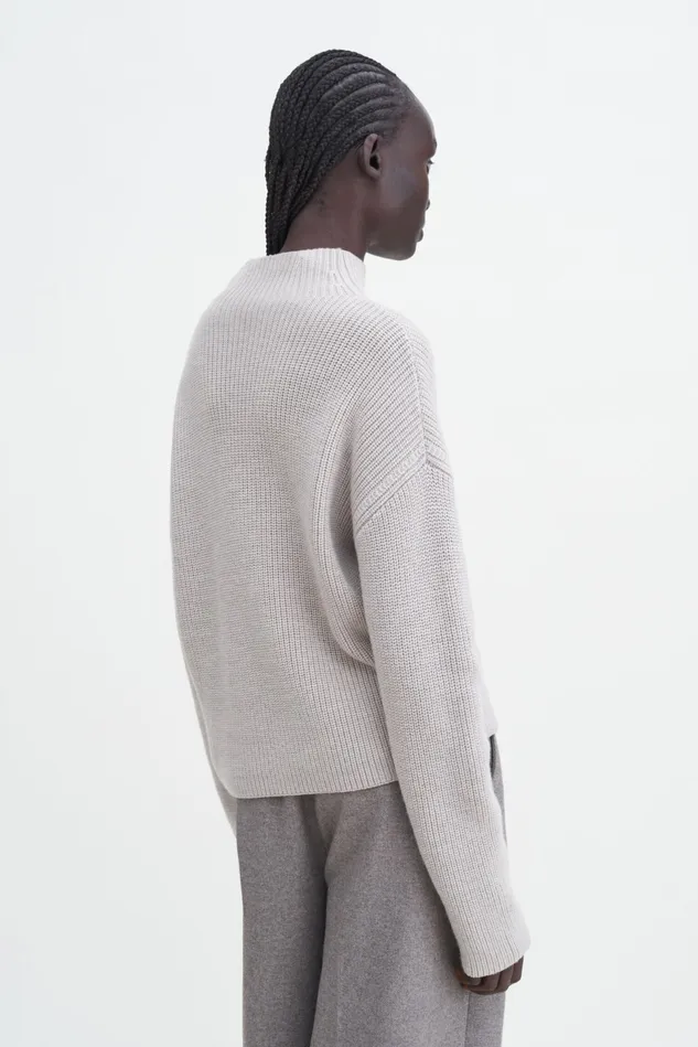 Women Willow Sweater Grey Beige Filippa K Knitwear