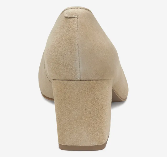 Women Women8217s Shoes Johnston and Murphy Vicki Pump Sand Kid Suede