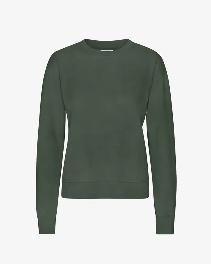 Women Women Classic Organic Crew Midnight Forest Colorful Standard Crewneck Sweatshirts