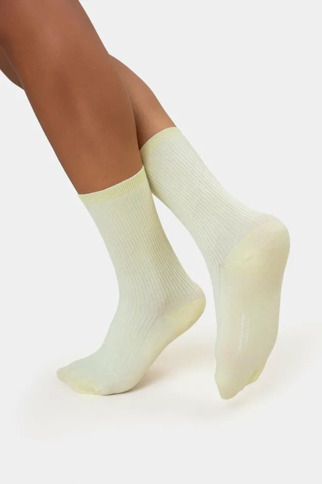 Women Women Classic Organic Sock Faded Pink Colorful Standard Socks