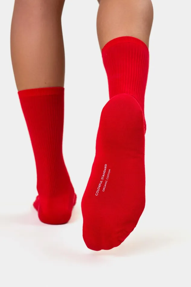 Women Women Classic Organic Sock Optical White Colorful Standard Socks