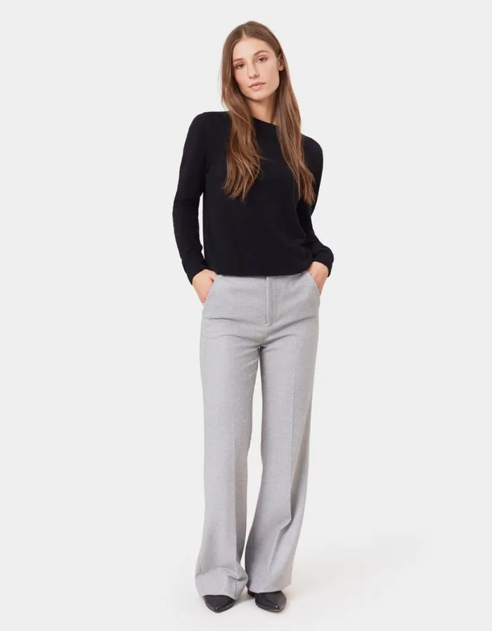 Women Women Light Merino Wool Crew Burned Yellow Colorful Standard Knit Sweaters