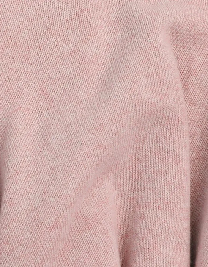Women Women Light Merino Wool Crew Faded Pink Colorful Standard Knit Sweaters