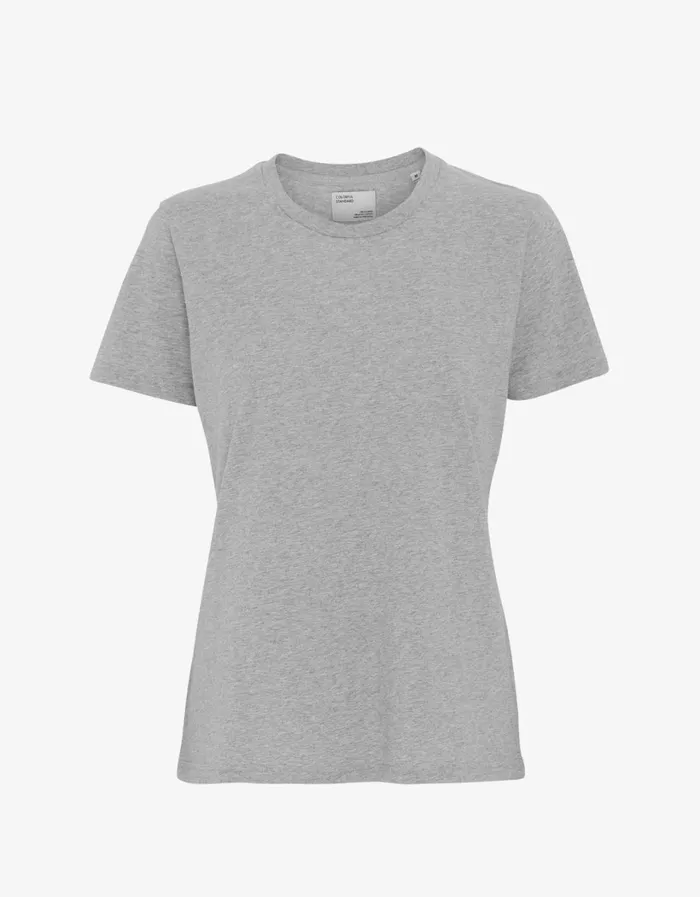 Women Women Light Organic Tee Heather Grey Colorful Standard TShirts