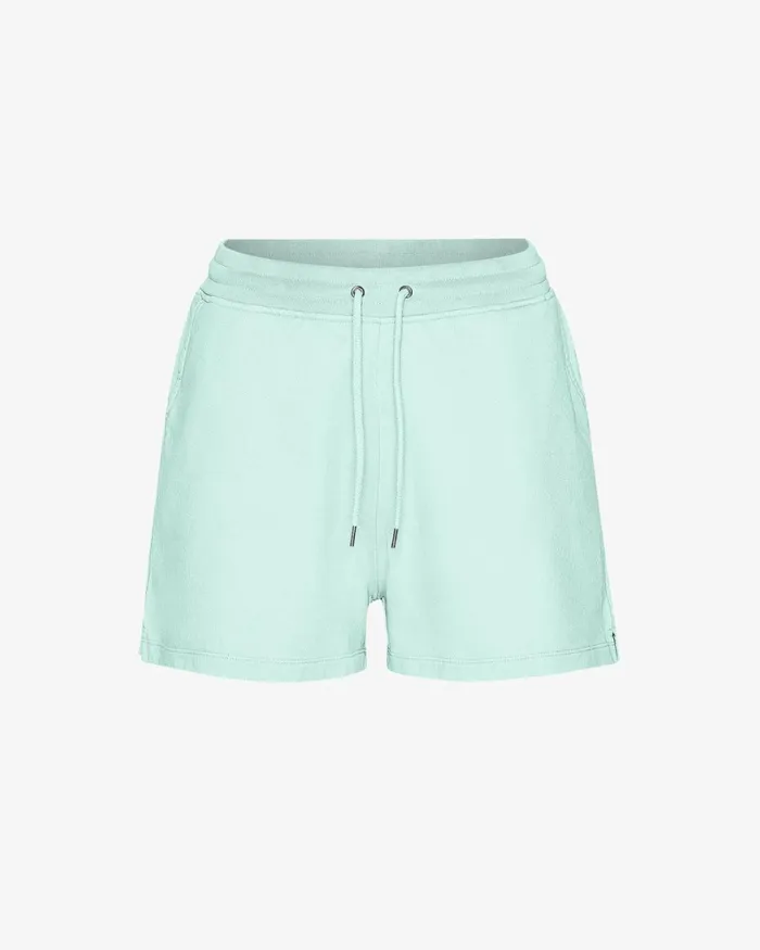 Women Women Organic Sweatshorts Light Aqua Colorful Standard Shorts