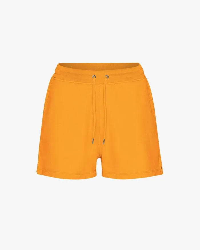 Women Women Organic Sweatshorts Sunny Orange Colorful Standard Shorts