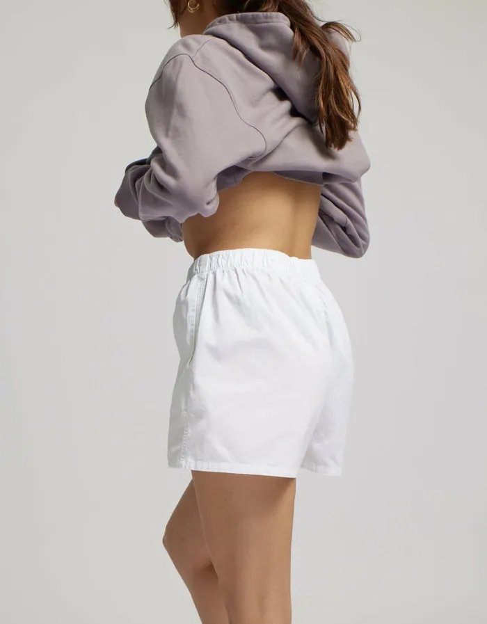 Women Women Organic Twill Shorts Soft Yellow Colorful Standard Shorts