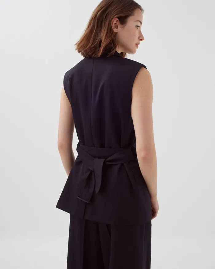 Women Wool Blazer Black Beauty Comptoir Des Cotonniers Coats and Jackets Women Wool Blazer Black Beauty Comptoir Des Cotonniers Coats and Jackets