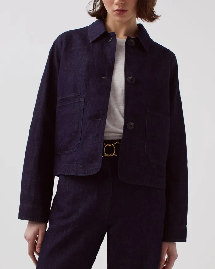 Women Workwear Jacket Rinse Comptoir Des Cotonniers Coats and Jackets