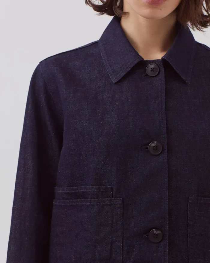 Women Workwear Jacket Rinse Comptoir Des Cotonniers Coats and Jackets