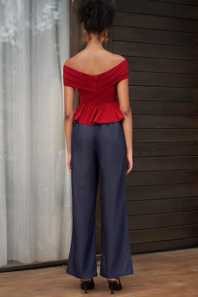 Women YUMI KIM Bottoms BOBBI PANT Dark Chambray