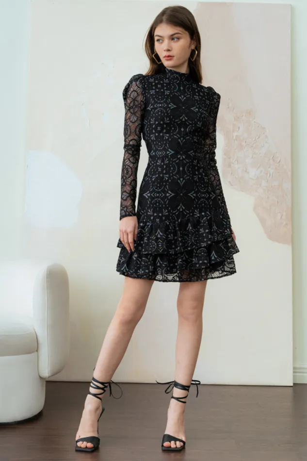 Women YUMI KIM Dresses ROBYN DRESS Brandy Lace Black