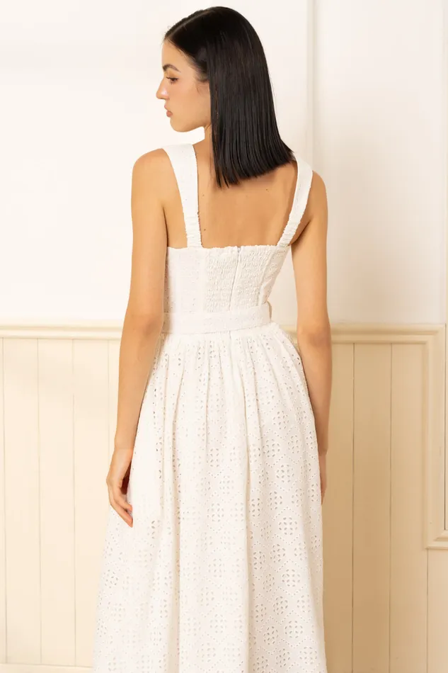 Women YUMI KIM Dresses SHIV DRESS Cali Eyelet White