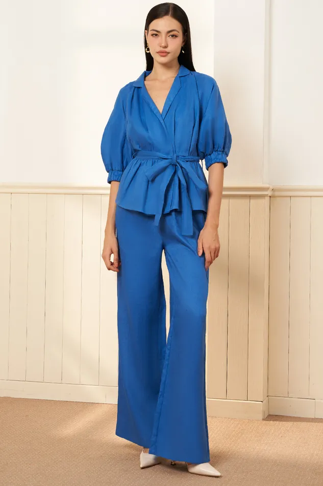 Women YUMI KIM Sets DARA TOP Royal Linen