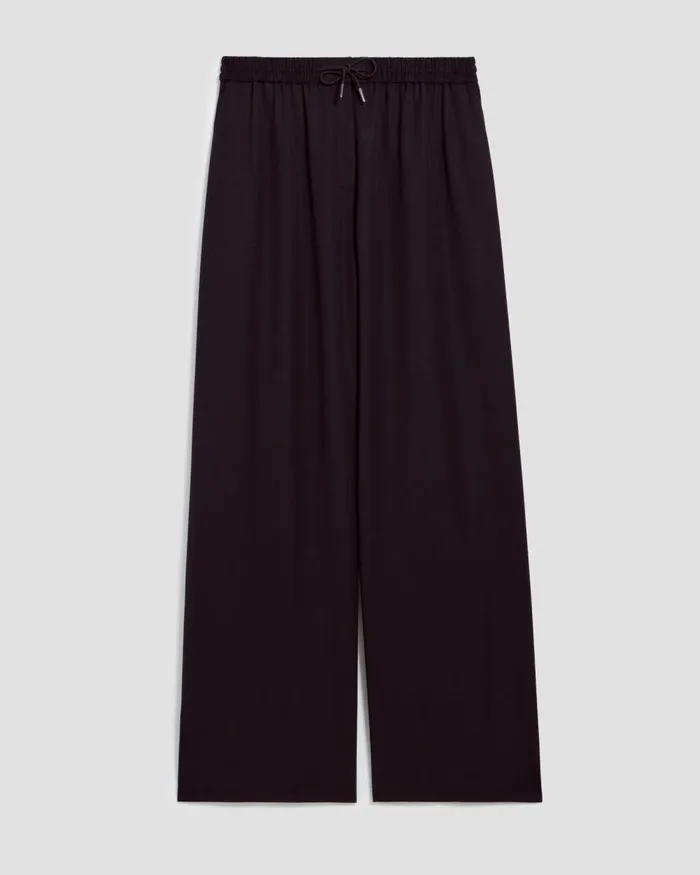 Women Yvonne 8211 Pleated Wide Leg Trousers Black Beauty Comptoir Des Cotonniers Trousers