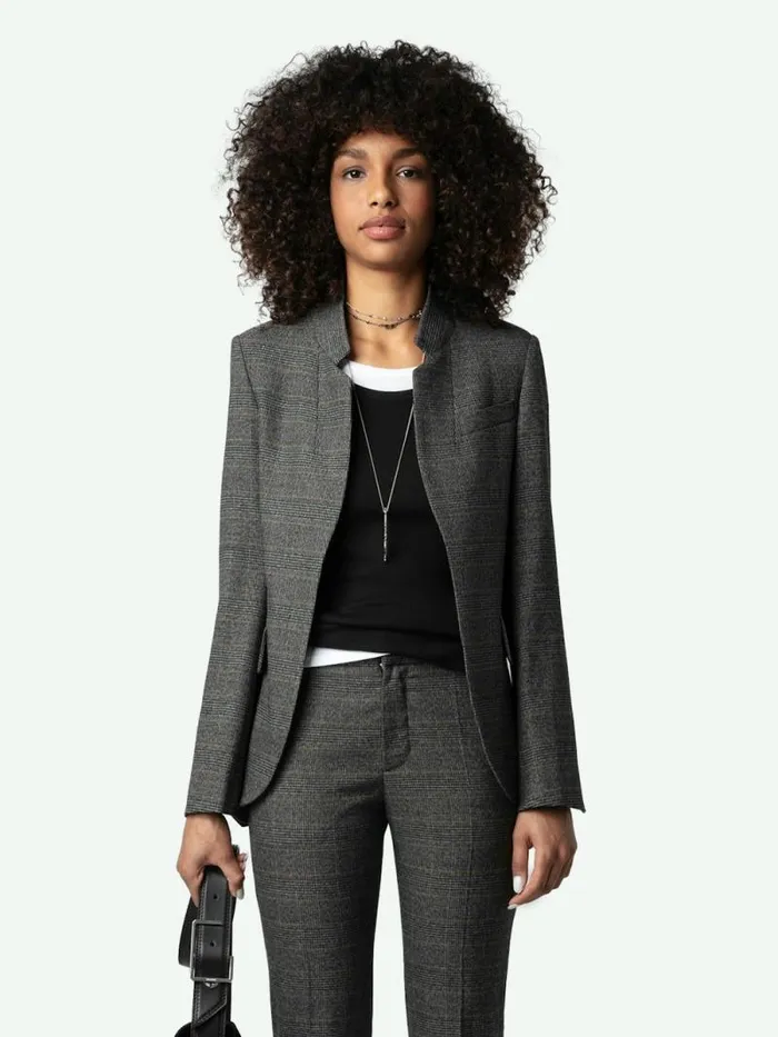 Women Zadig and Voltaire Blazers Very Blazer Anthracite Women Zadig and Voltaire Blazers Very Blazer Anthracite