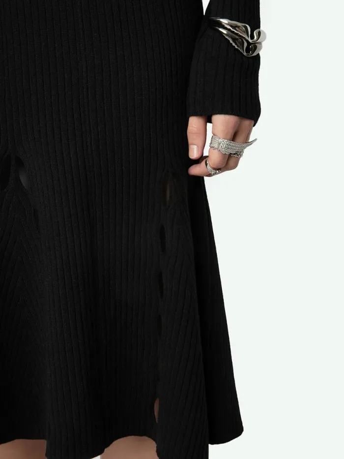 Women Zadig and Voltaire Dresses and Skirts Ginza Skirt Black Women Zadig and Voltaire Dresses and Skirts Ginza Skirt Black