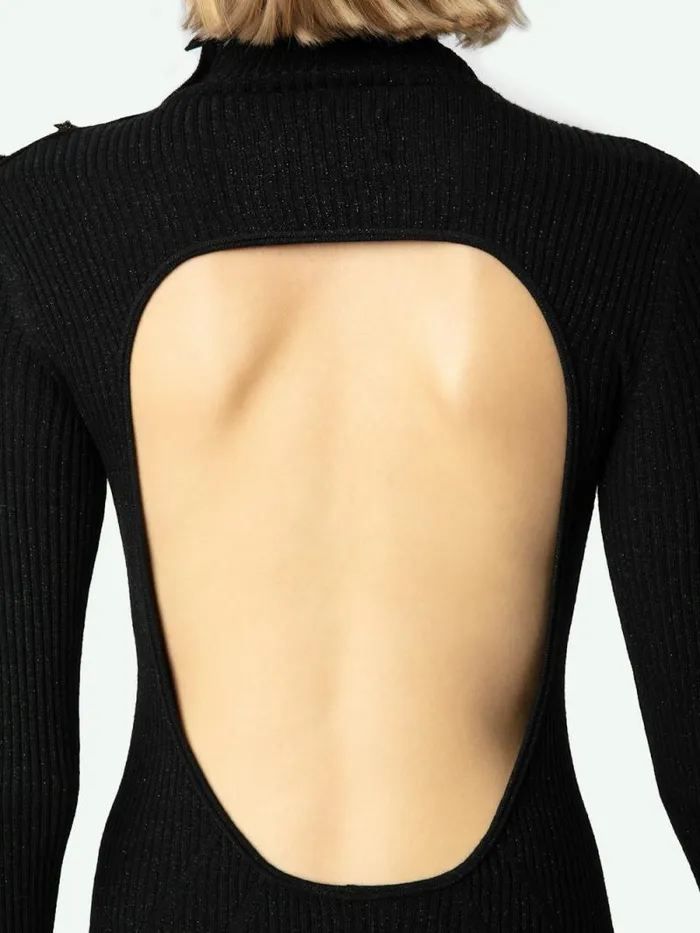 Women Zadig and Voltaire Dresses and Skirts Mireille Dress Black Women Zadig and Voltaire Dresses and Skirts Mireille Dress Black