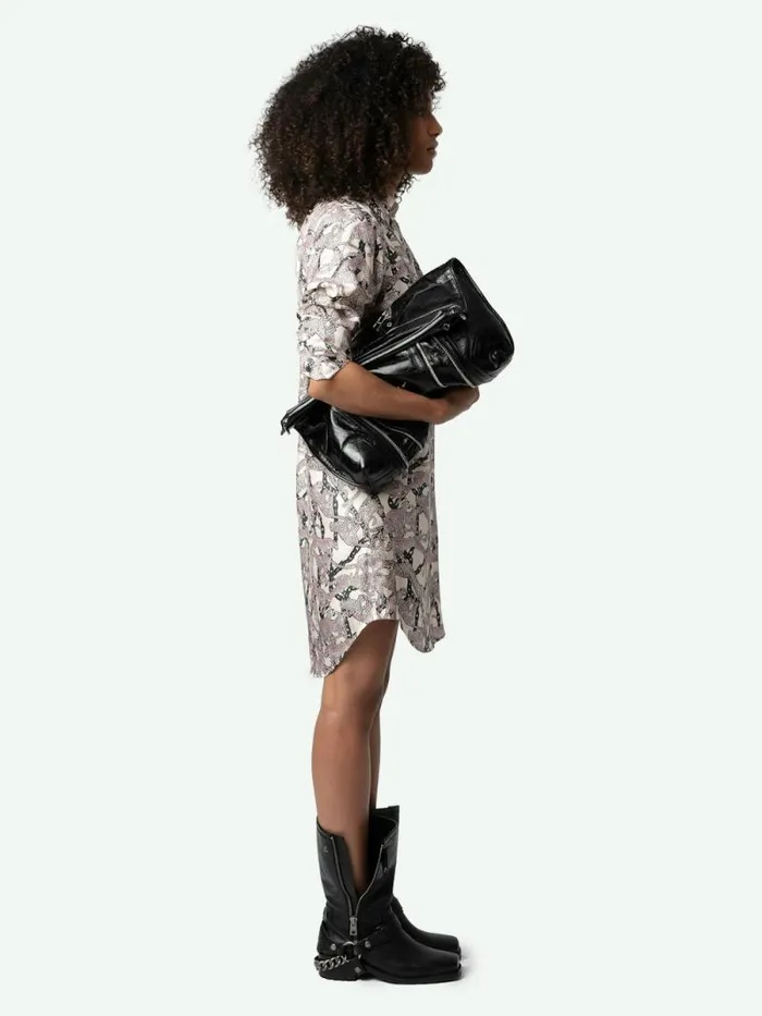 Women Zadig and Voltaire Dresses and Skirts Rais Silk Dress Ecru Women Zadig and Voltaire Dresses and Skirts Rais Silk Dress Ecru