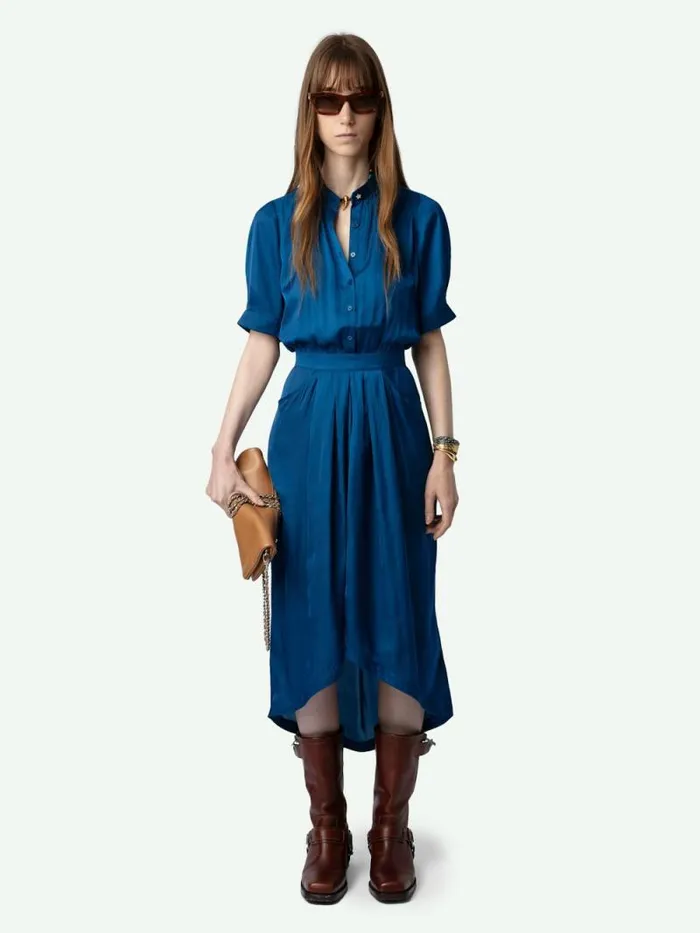 Women Zadig and Voltaire Dresses and Skirts Rima Satin Dress Overseas