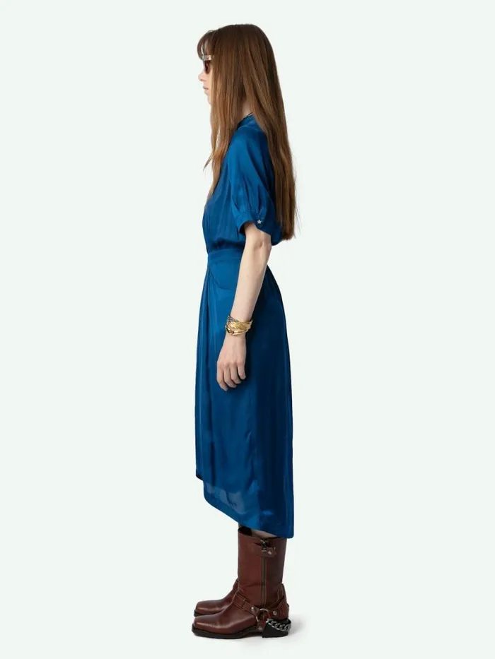 Women Zadig and Voltaire Dresses and Skirts Rima Satin Dress Overseas