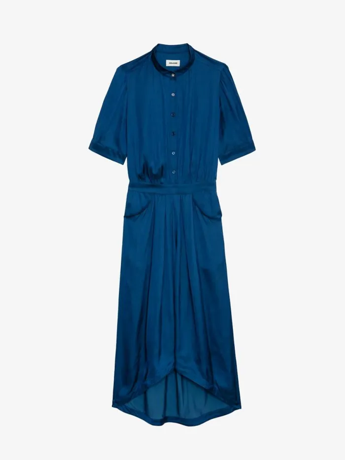 Women Zadig and Voltaire Dresses and Skirts Rima Satin Dress Overseas