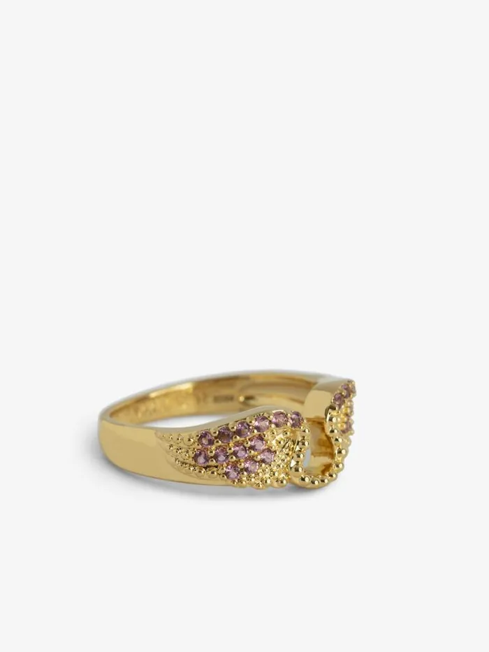 Women Zadig and Voltaire Jewelry Rock Ring Shiny Gold Women Zadig and Voltaire Jewelry Rock Ring Shiny Gold