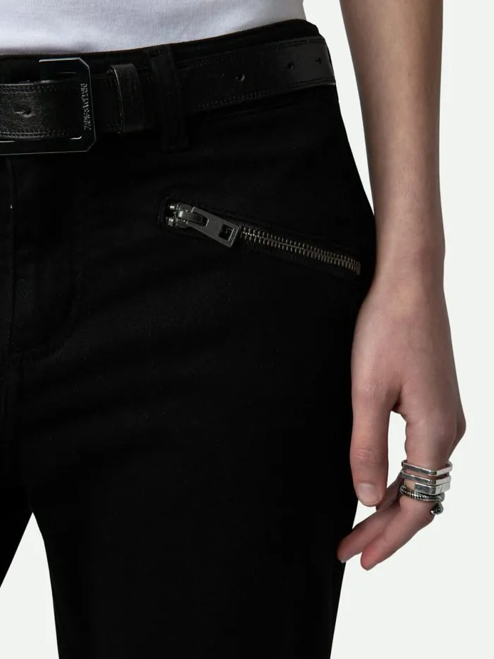 Women Zadig and Voltaire Pants and Shorts Ava Jeans Black