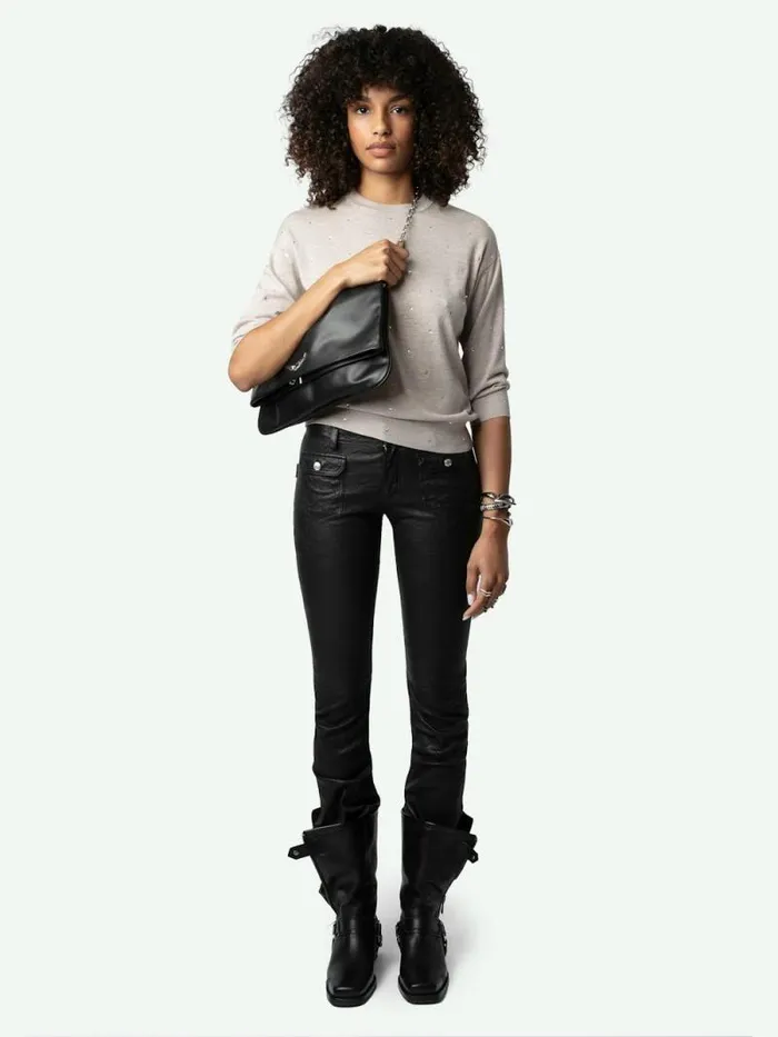 Women Zadig and Voltaire Sweaters and Cardigans Kandy Sweater Erable