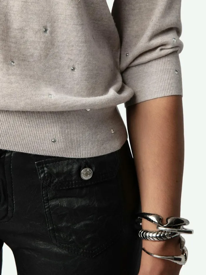 Women Zadig and Voltaire Sweaters and Cardigans Kandy Sweater Erable Women Zadig and Voltaire Sweaters and Cardigans Kandy Sweater Erable