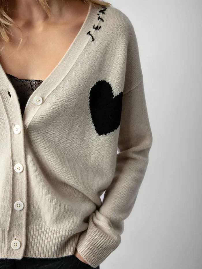 Women Zadig and Voltaire Sweaters and Cardigans Mirka Cashmere Cardigan Judo